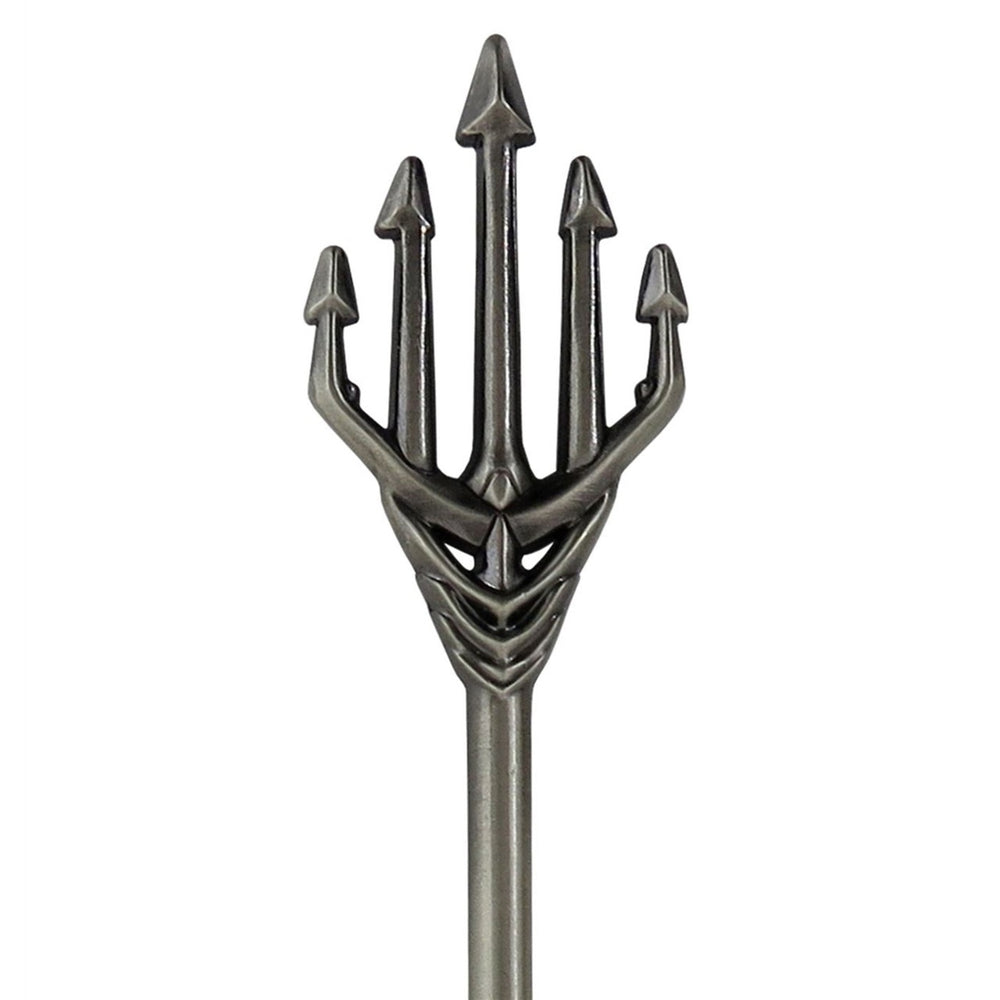 Aquaman Trident Pewter Keychain Image 2