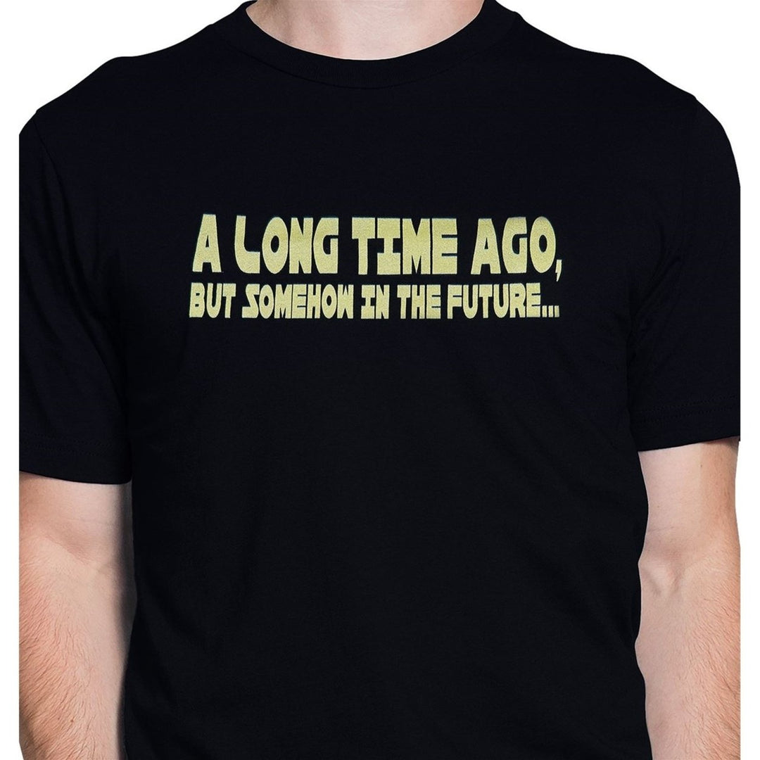 Long Time Ago but Somehow in the Future Mens T-Shirt Image 1