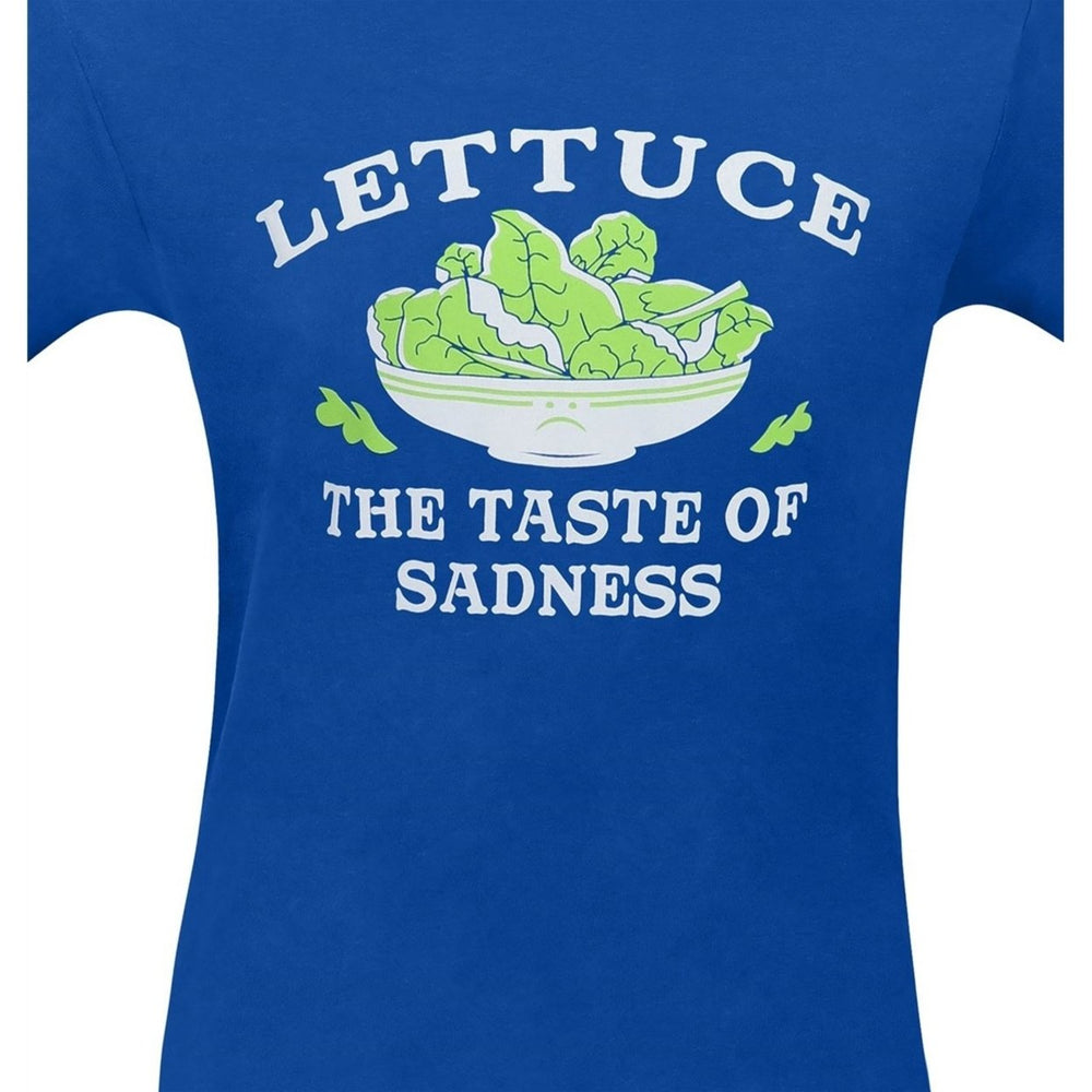 Lettuce The Taste of Sadness Mens T-Shirt Image 2