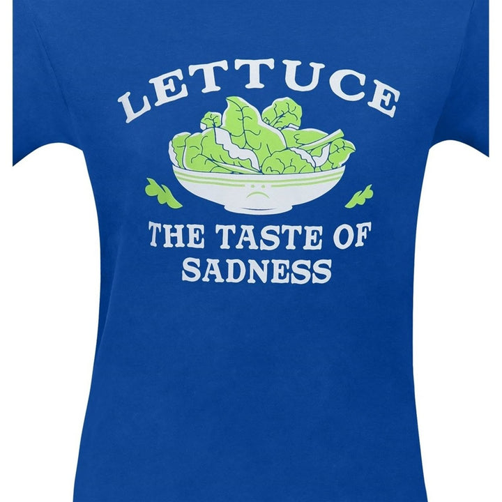 Lettuce The Taste of Sadness Mens T-Shirt Image 2