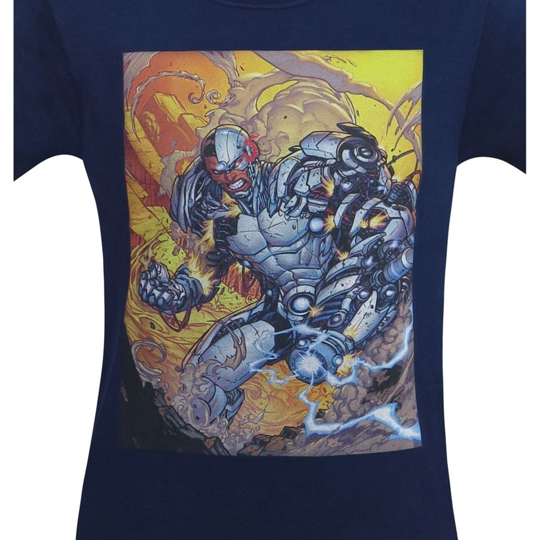 Cyborg Rubble Mens T-Shirt Image 2