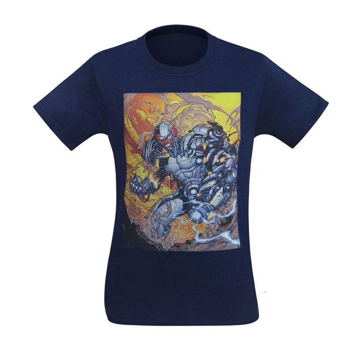 Cyborg Rubble Mens T-Shirt Image 3