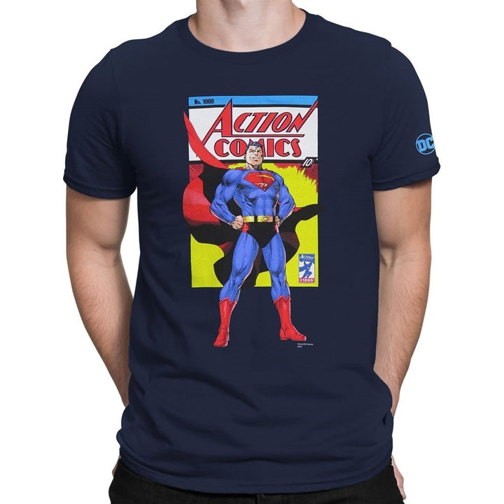 Superman Action Comics No. 1000 Mens T-Shirt Image 1