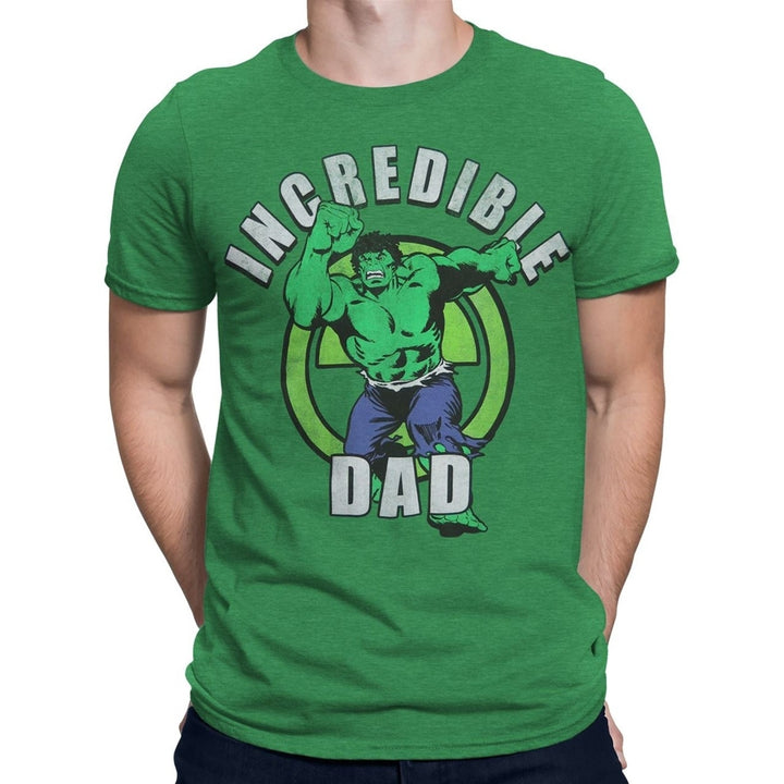 The Hulk Incredible Dad Mens T-Shirt Image 1