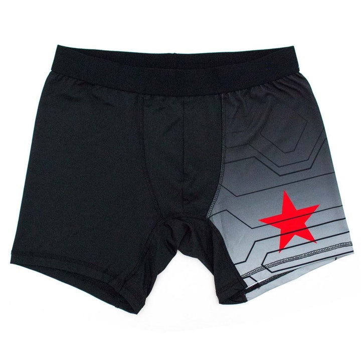 Winter Soldier Armor Mens Underwear Boxer Briefs Image 1