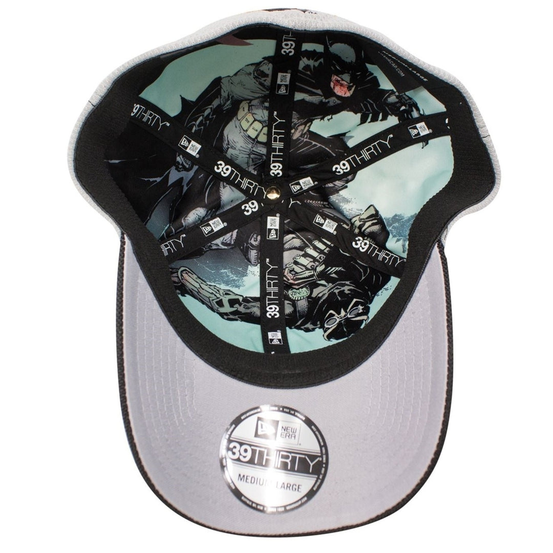 Batman Hush Armor with Court of Owls Lining 39Thirty Fitted Hat Image 4