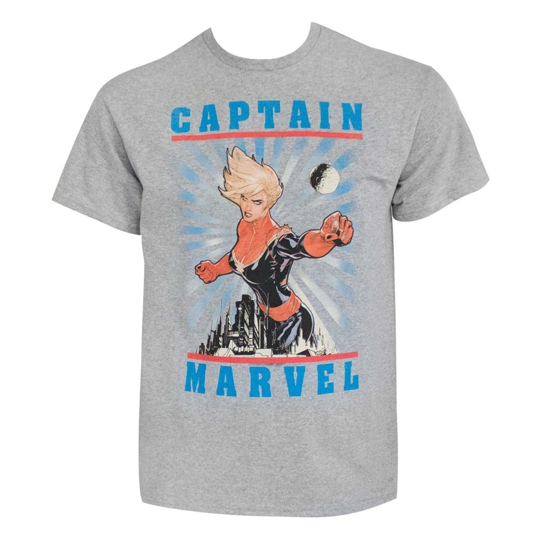Captain Marvel 5 Wingmen Mens T-Shirt Image 1