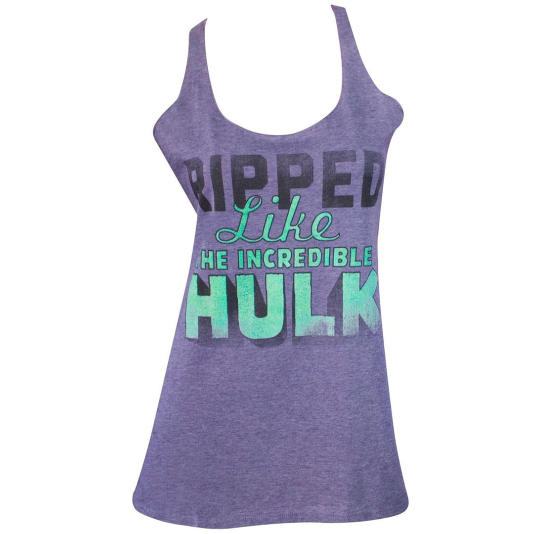 Ripped Like the Incredible Hulk Womens Tank Top Image 1