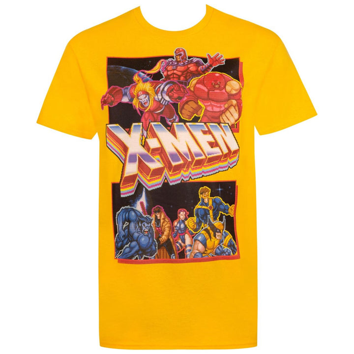 X-Men Classic Arcade Game Lineup Men's T-Shirt Image 1