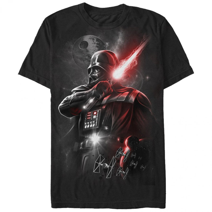 Star Wars Epic Darth Vader Black Mens T-Shirt Image 1