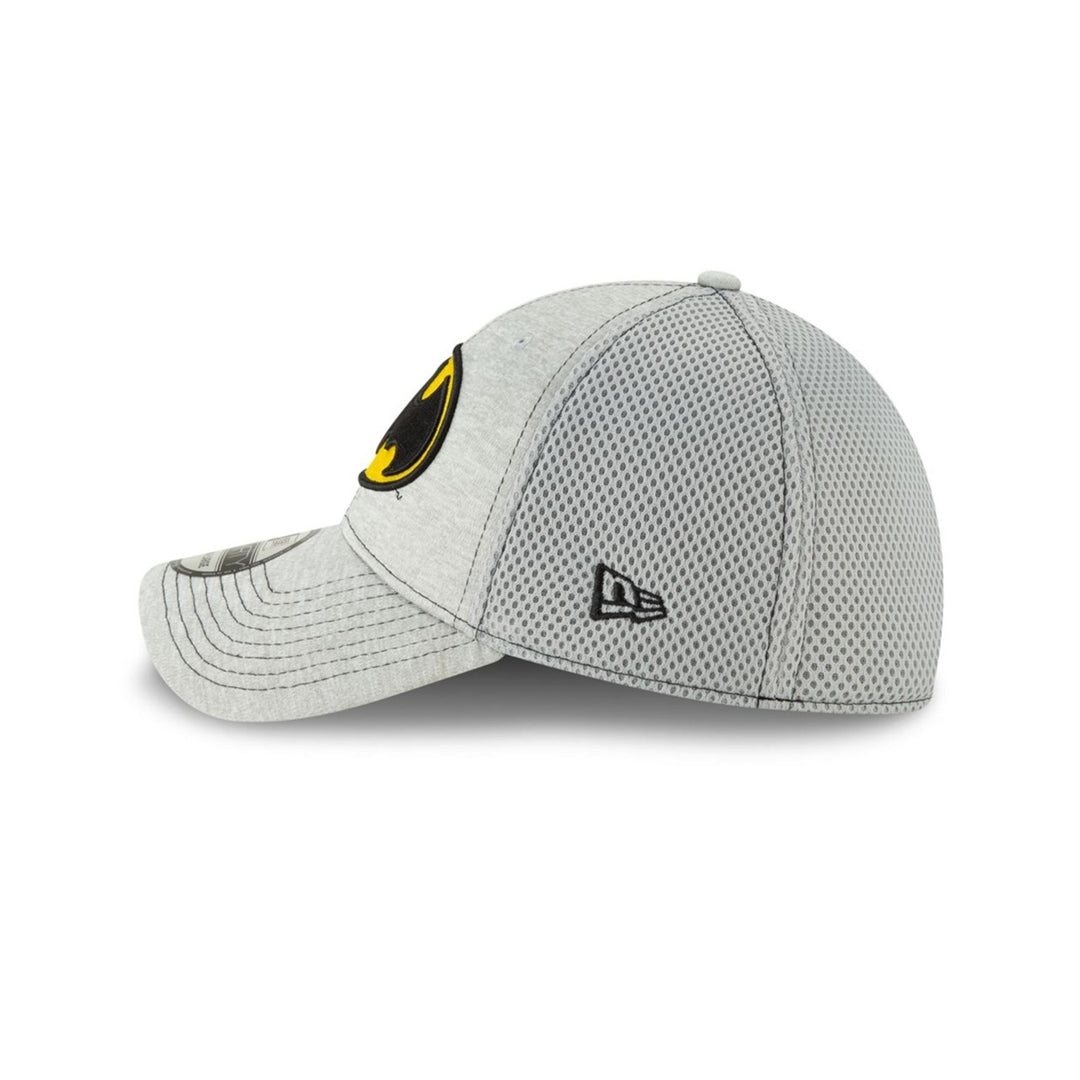 Batman Classic Logo Grey Era 39Thirty Fitted Hat Image 3