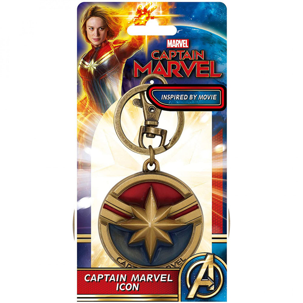 Captain Marvel Movie Keychain Image 2