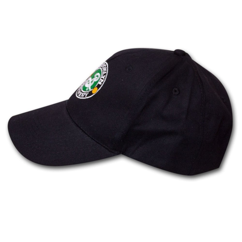 Brooklyn Brewery Embroidered Black Logo Adjustable Baseball Cap Image 2