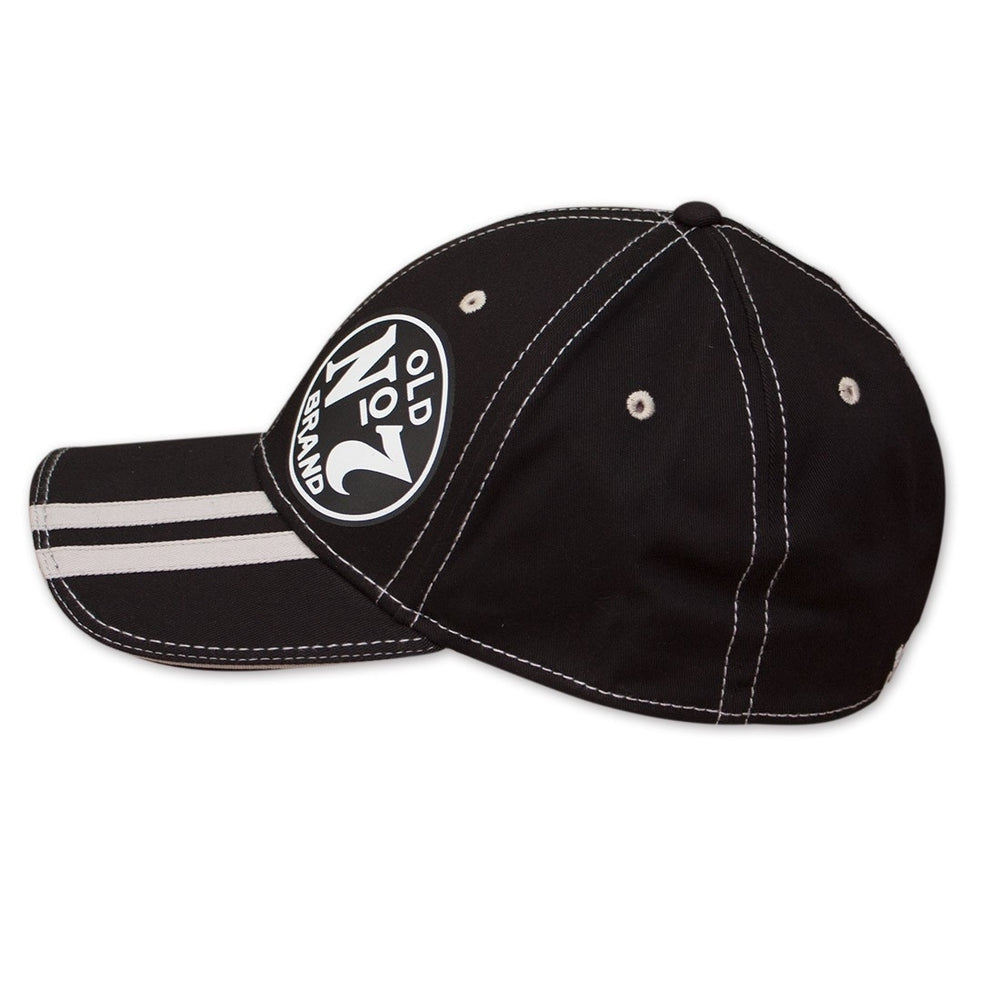 Jack Daniels Old No. 7 Striped Brim Flex Fit Hat Image 2