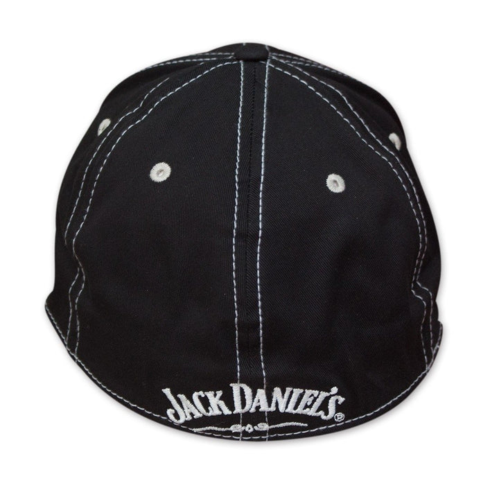 Jack Daniels Old No. 7 Striped Brim Flex Fit Hat Image 3