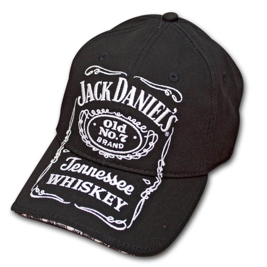 Jack Daniels Classic Logo Hat - Black Image 1
