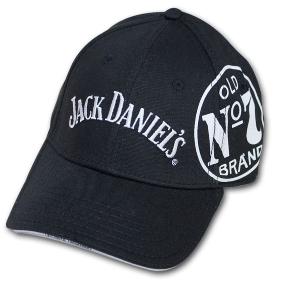 Jack Daniels Old No. 7 Side Logo Adjustable Black Hat Image 1
