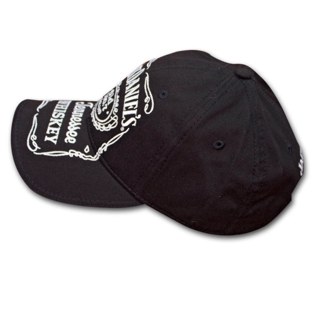 Jack Daniels Classic Logo Hat - Black Image 2