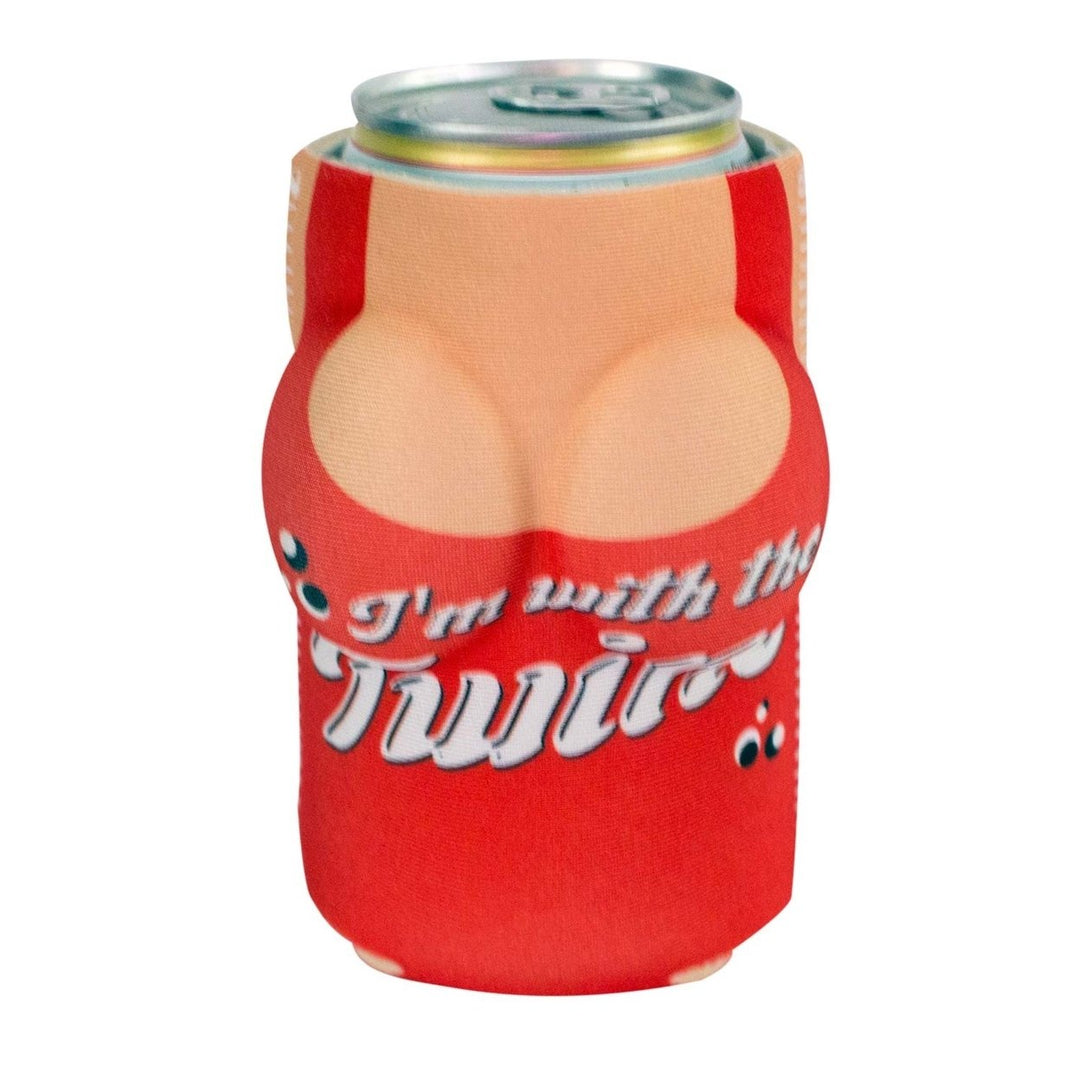 In With The Twins Boobzie Can Cooler Image 1