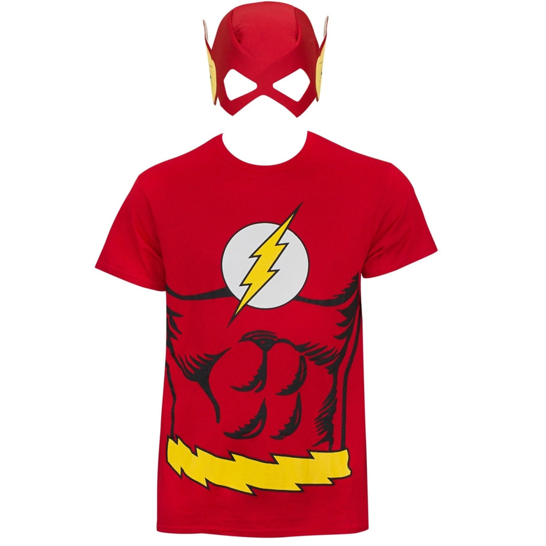 The Flash Mask Costume Tee Shirt Image 1
