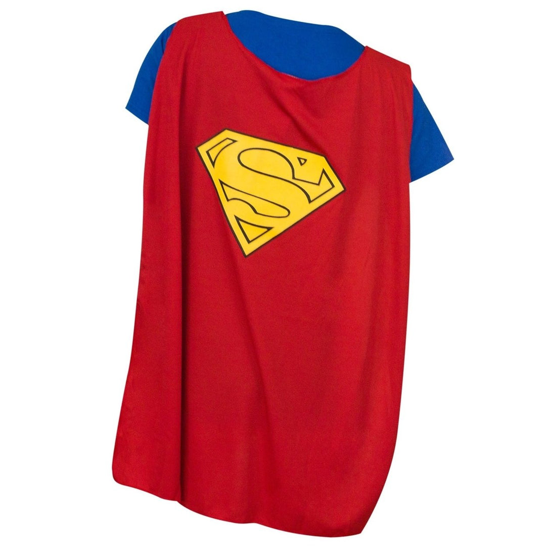 Superman Supergirl Cape Costume Tee Shirt Image 2