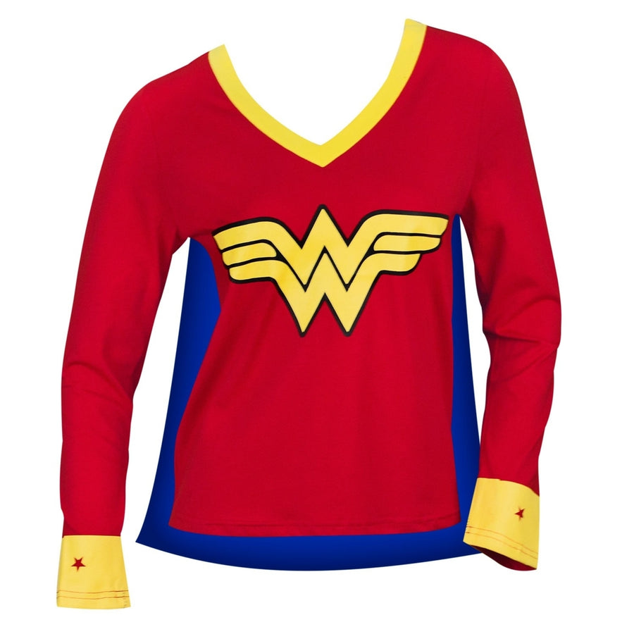 Wonder Woman Capd Varsity Tee Shirt Image 1