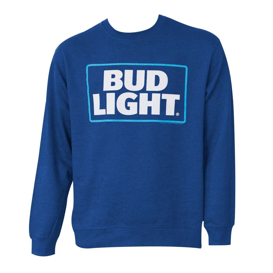 Bud Light Crewneck Navy Sweatshirt Image 1