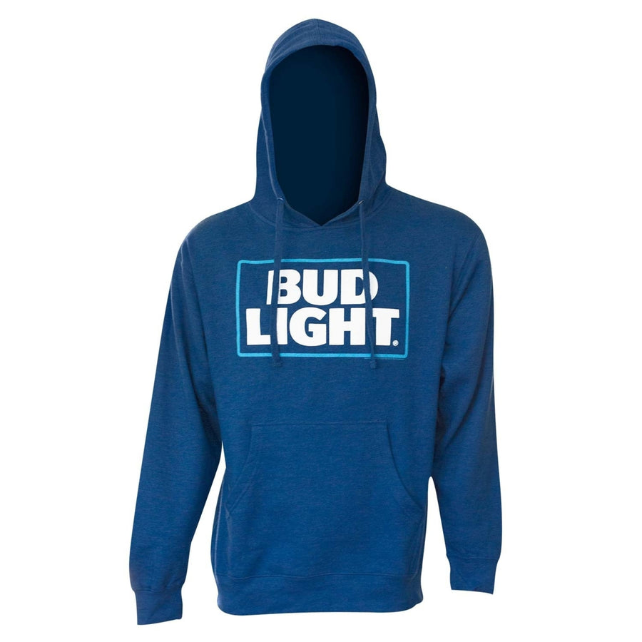 Bud Light Logo Royal Blue Hoodie Image 1