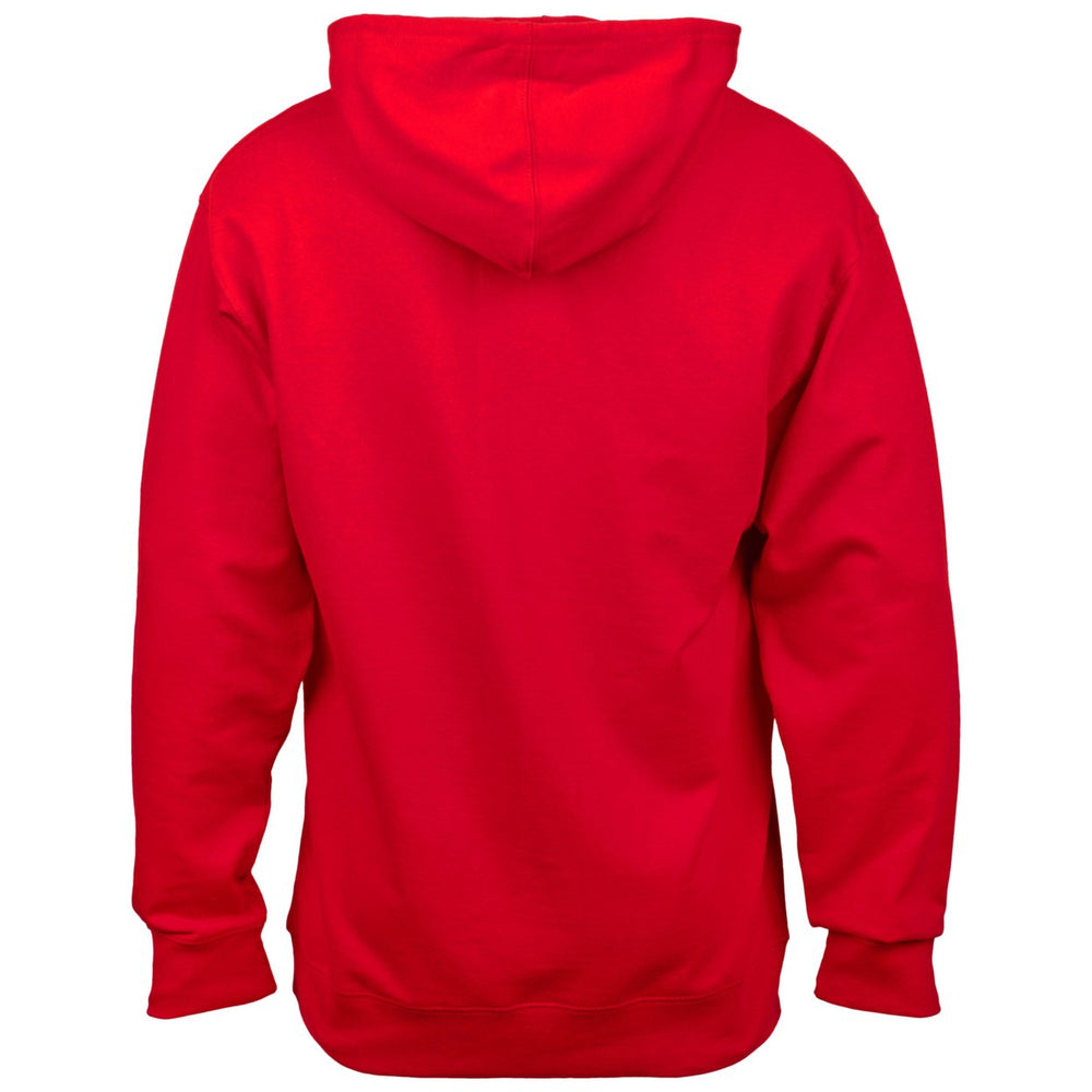 Budweiser Classic Logo Red Hoodie Sweatshirt Image 2