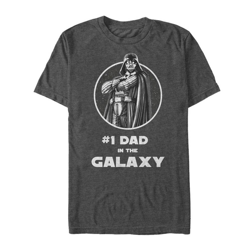 Star Wars Number One Dad Gray T-Shirt Image 1