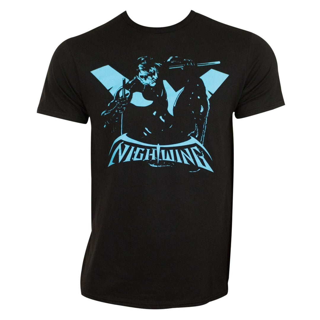 Nightwing Silhouette Tee Shirt Image 1