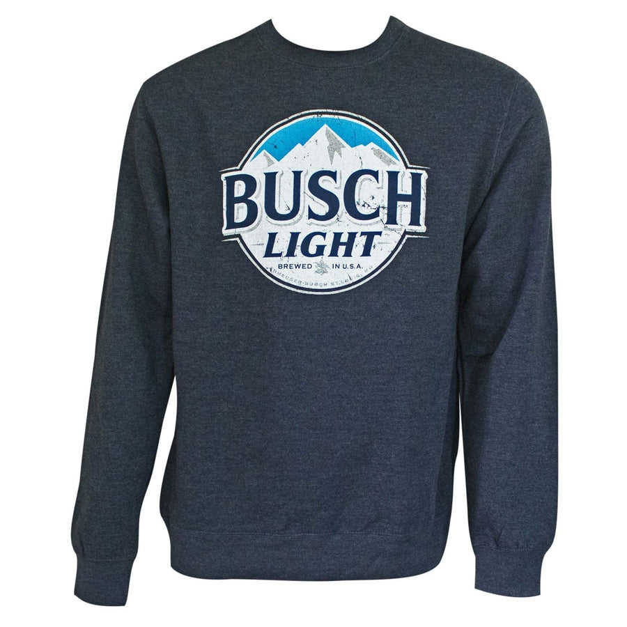 Busch Light Navy Crewneck Sweatshirt Image 1