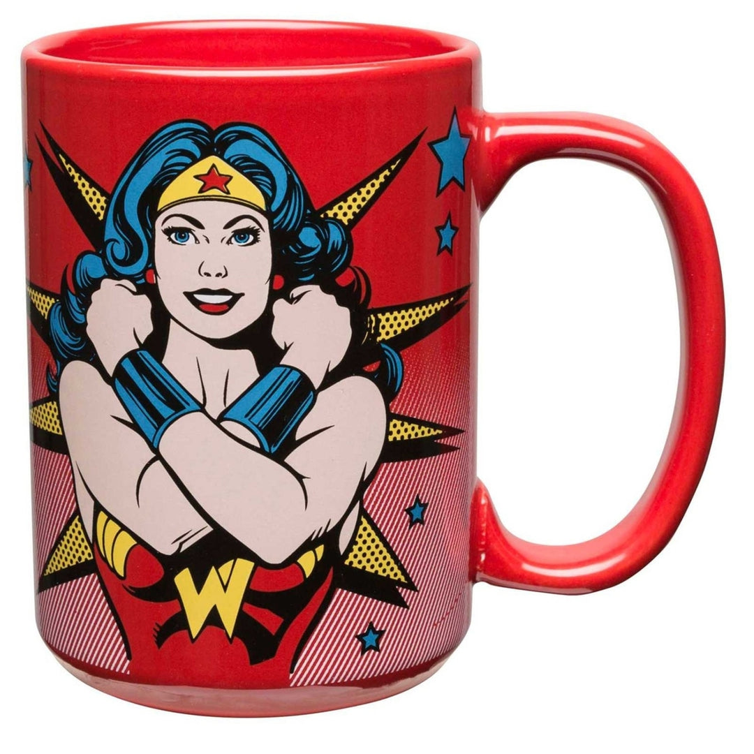 Wonder Woman Red Strongest Woman Alive Mug Image 1