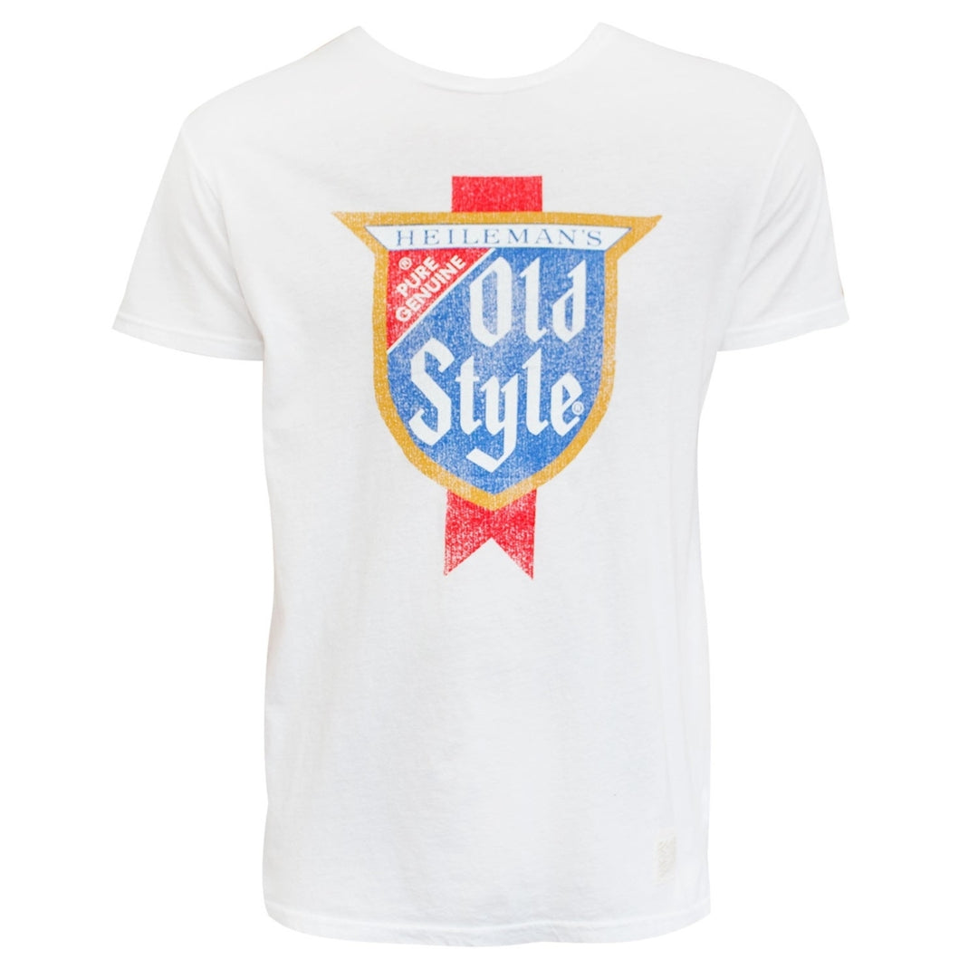 Old Style Retro Brand White Tee Shirt Image 1