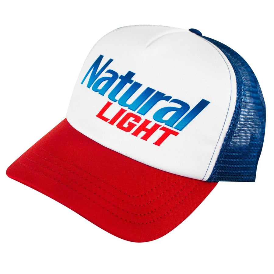 Natural Light Mens Trucker Hat Image 1