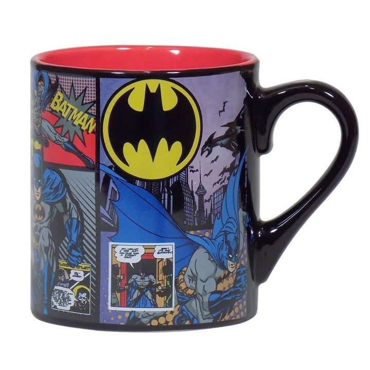 Batman Comic Panels 14oz Coffee Mug Image 1