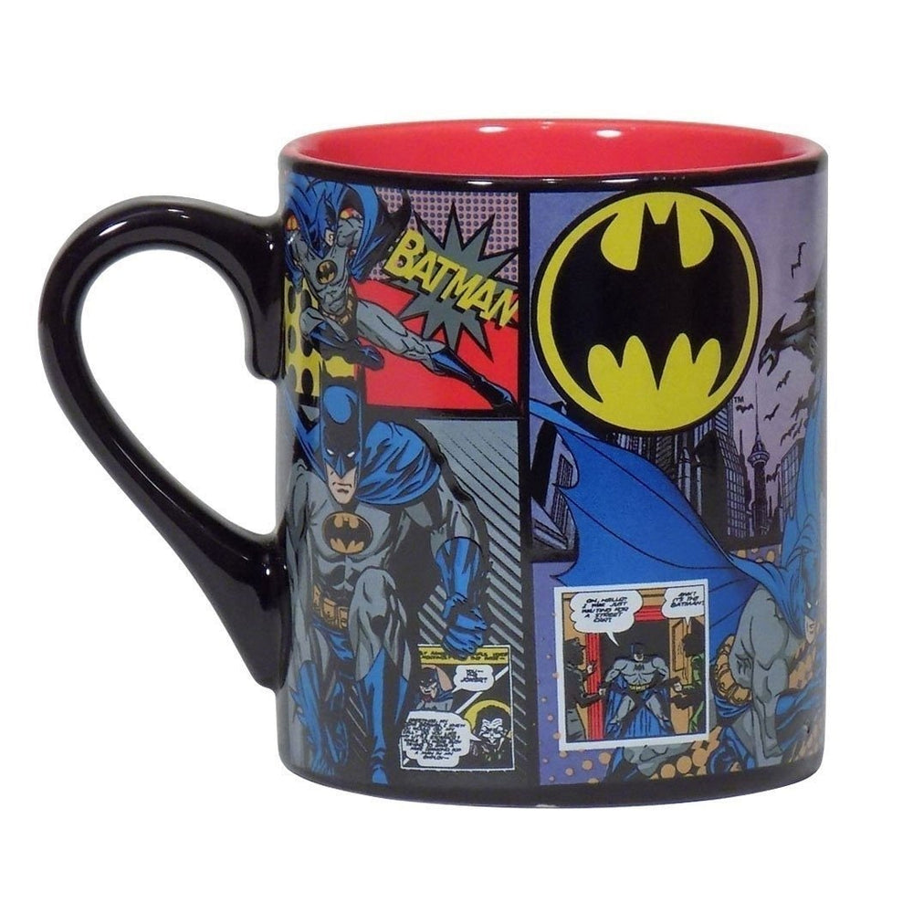 Batman Comic Panels 14oz Coffee Mug Image 2