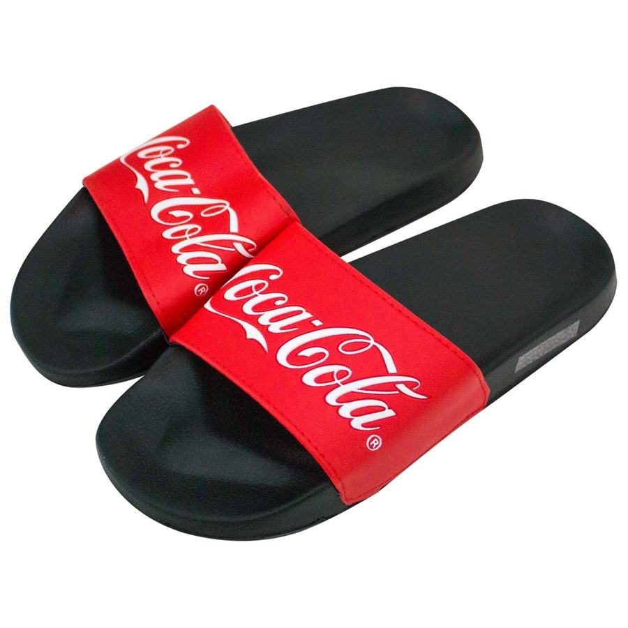 Coca-Cola Soccer Slides Adult Sandals Image 1