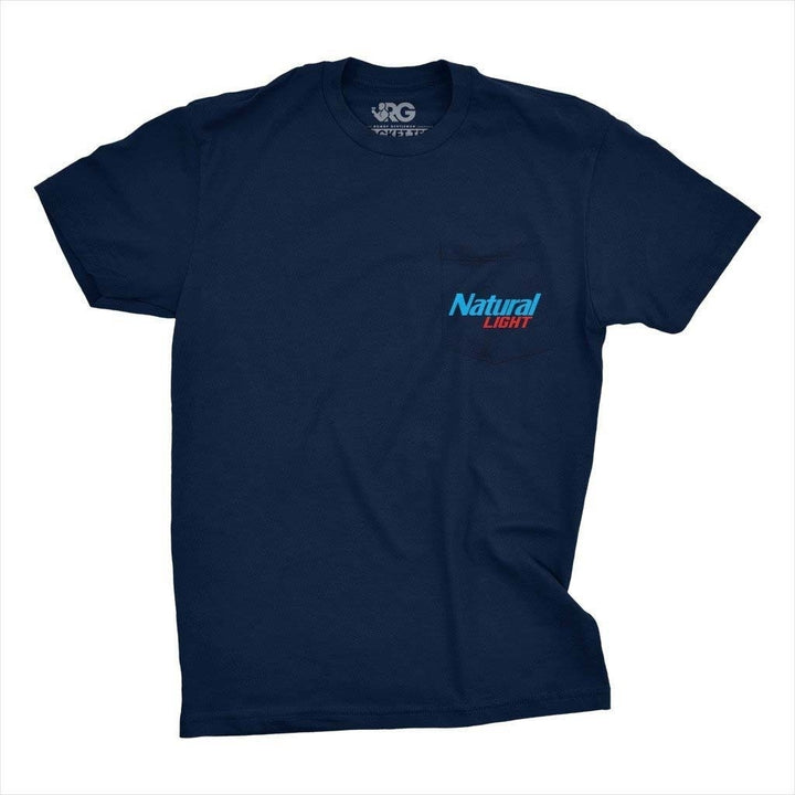 Natural Natty Light Stained Glass Rowdy Gentleman Mens Blue T-Shirt Image 2