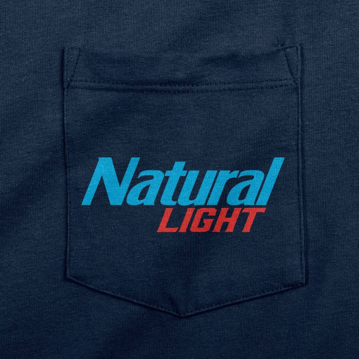 Natural Natty Light Stained Glass Rowdy Gentleman Mens Blue T-Shirt Image 3