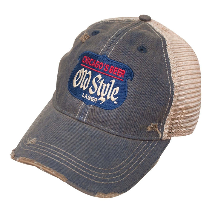 Old Style Retro Brand Denim Hat Image 1