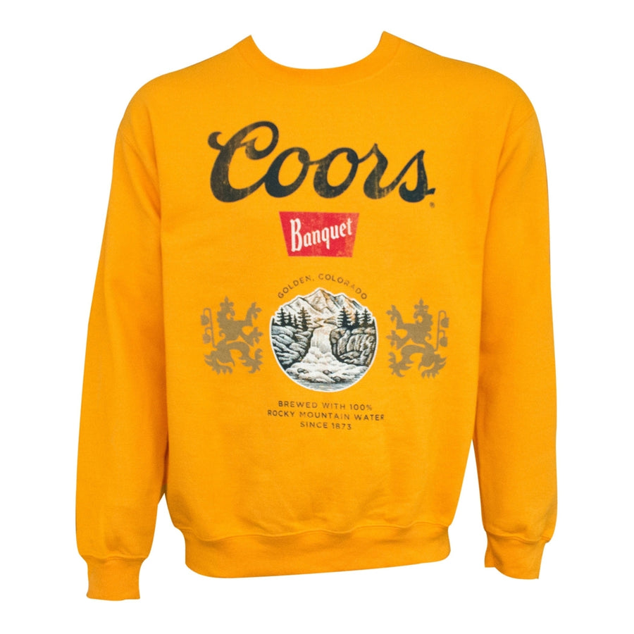 Coors Banquet Golden Crewneck Sweatshirt Image 1
