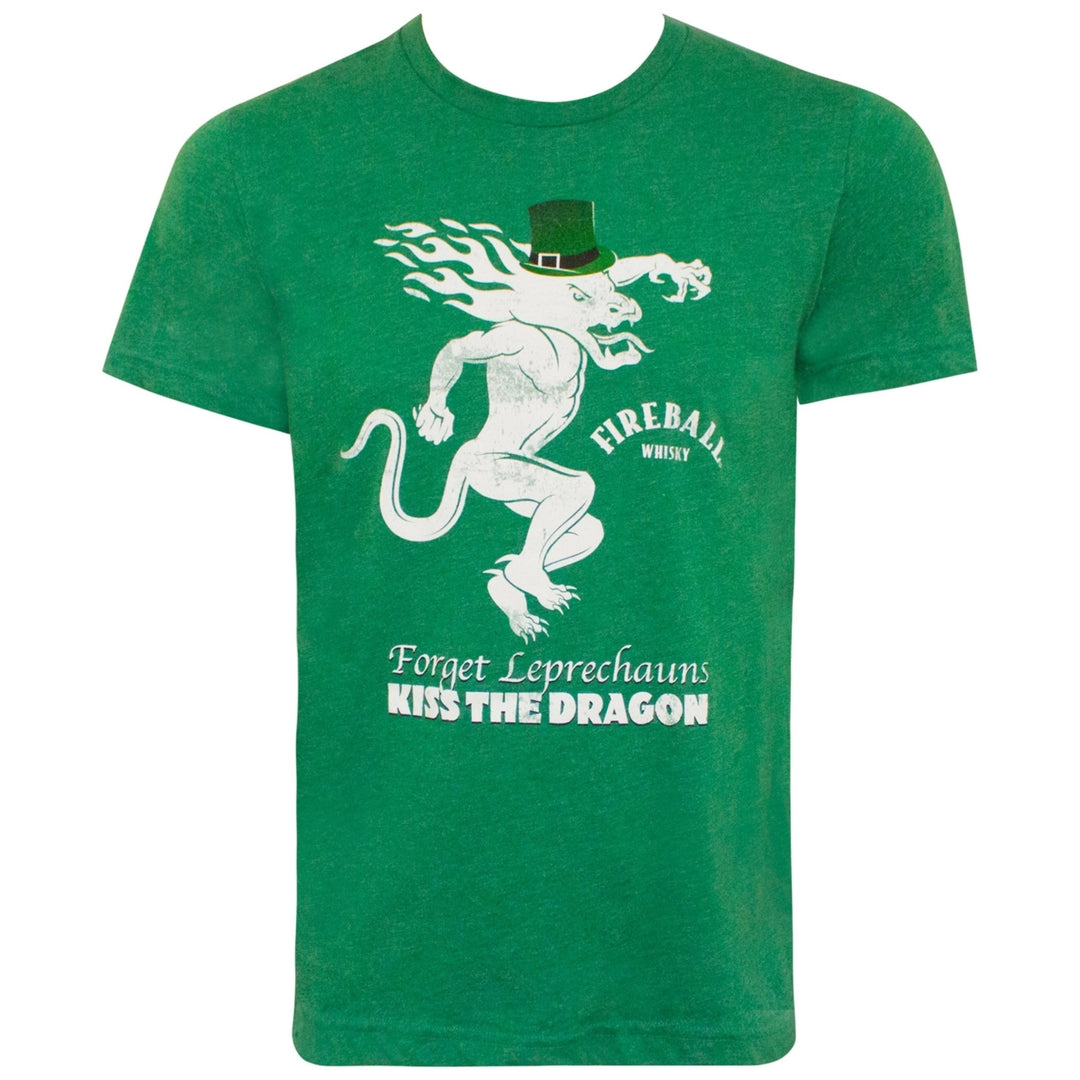 Fireball St. Patricks Day Green Label Tee Shirt Image 1
