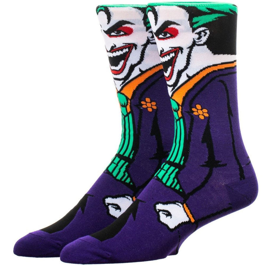 Joker Rebirth 360 Character Crew Socks Image 1