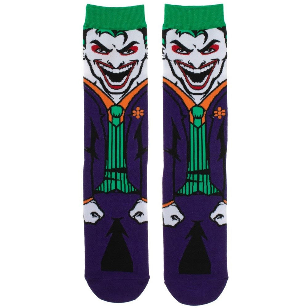 Joker Rebirth 360 Character Crew Socks Image 2