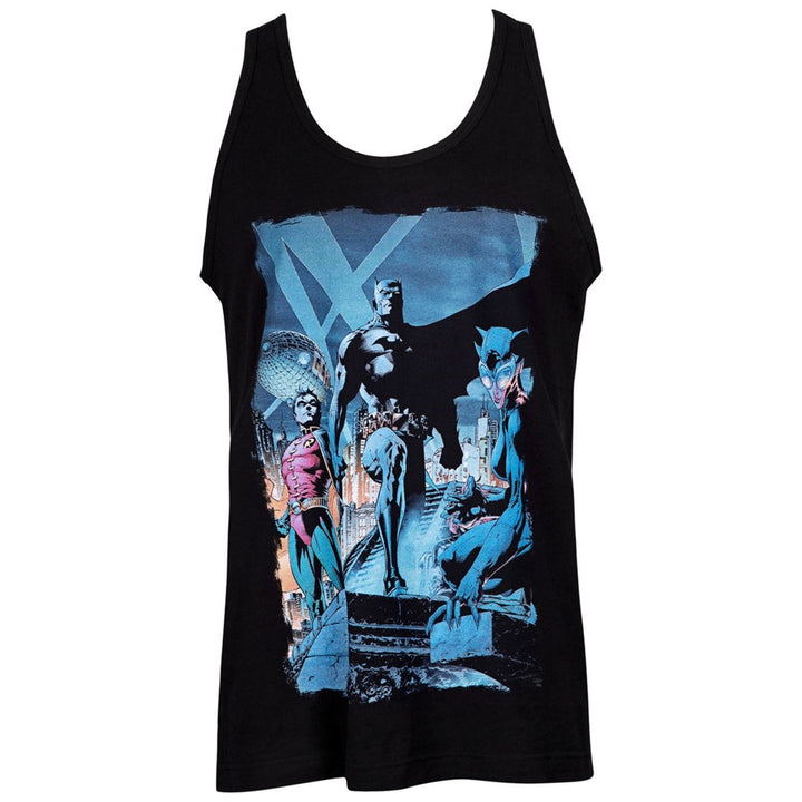 Batman Hush Comic Rooftop Meeting Image Tank Top Image 2