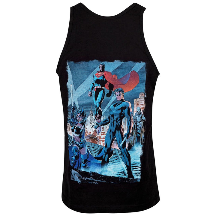 Batman Hush Comic Rooftop Meeting Image Tank Top Image 3