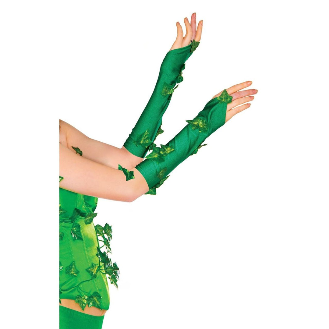 Poison Ivy Costume Gloves Image 1