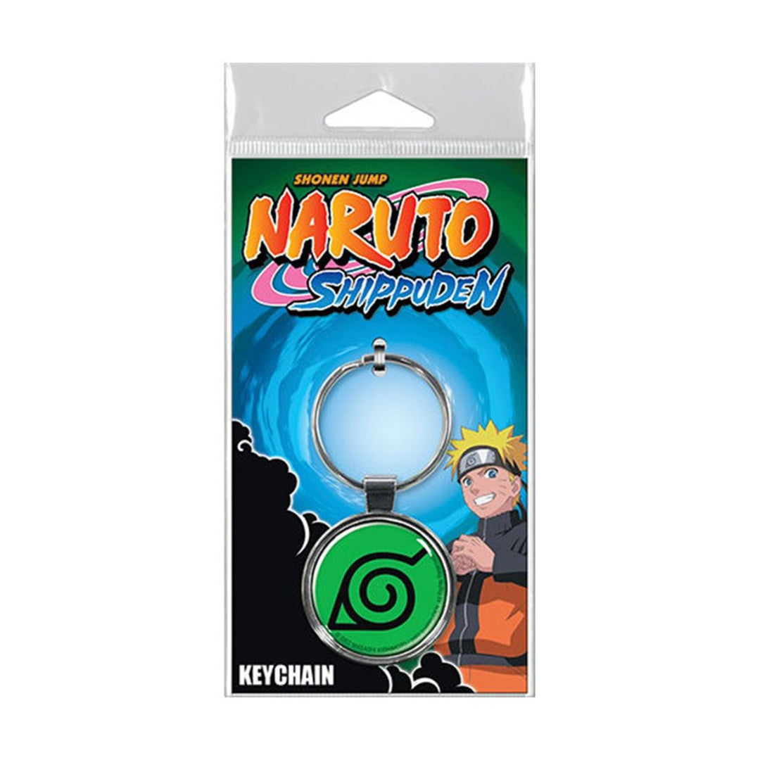 Naruto Shippuden Konohagakure Hidden Leaf Village Symbol Keychain Image 1