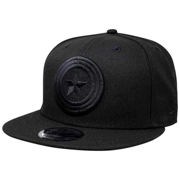 Captain America Black on Black Era 9Fifty Adjustable Hat Image 1